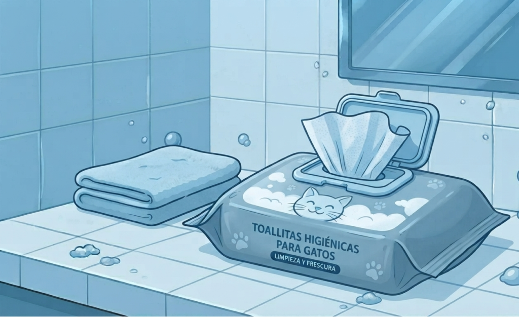 toallitas xl gatos