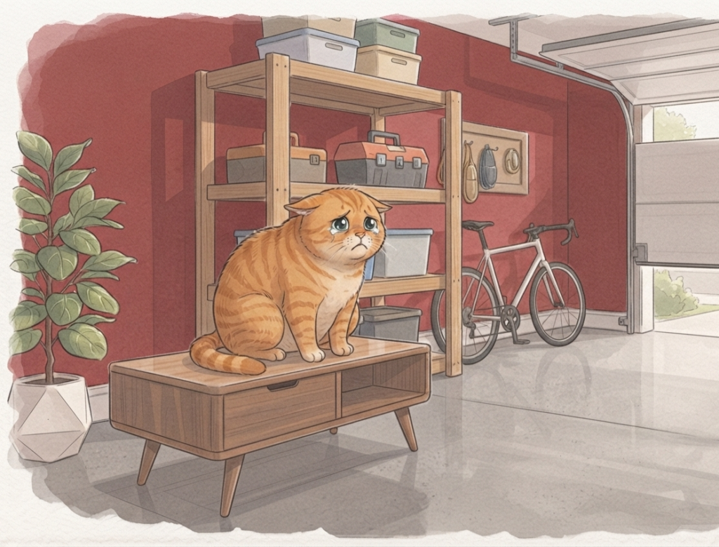 ¿Cuál es el peso ideal de un gato? Tabla por meses y años gato gordo con dudas